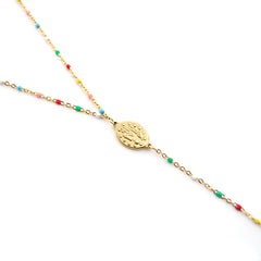 MILAGROSA - collar rosario dorado