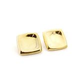 DENI - pendientes cuadrados dorados 30mm