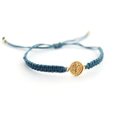 SAN BENITO MAC- silver medal bracelet 9mm