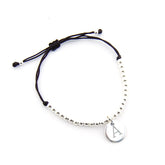 LIN - pulsera personalizada medalla plata 15mm