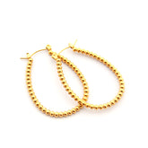 LUSI - gold earrings 12x20 mm