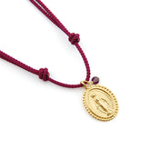 VIRGEN MILAGROSA TRIS DOR - collar medalla dorada 21mm