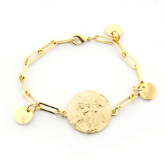 Scapular HOLY FAMILY - customizable bracelet with gold medals
