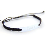 IAGO - pulsera personalizable medalla plata 30x7mm