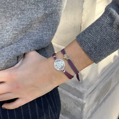 PLA BICO - pulsera cruz personalizable plata 10mm