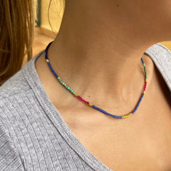 TROPIC - colored stones necklace