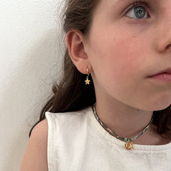 LUCY - 12mm gold hoops