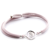 Escapulario GRACIA - pulsera medalla de plata 11mm con elástico