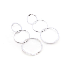 INÉS - pendientes plata grandes