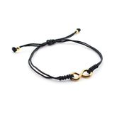 BIBI DOR - pulsera infinito dorado 14mm