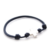 NICO - pulsera cruz personalizable plata 15mm