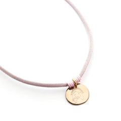 CIELITO DOR - collar personalizable medalla dorada 17mm