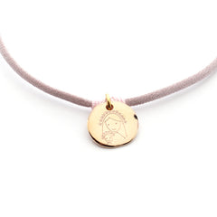 CIELITO DOR - collar personalizable medalla dorada 17mm