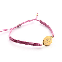 💦Tu Cielito Lindo DOR - pulsera personalizable medalla dorada 15x11mm