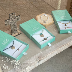 Conjunto GABRIELA - collar y pulsera plata