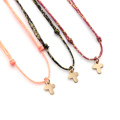 💦TENA - 8mm gold cross necklace