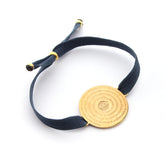 PADRE NUESTRO DOR - Pulsera medalla dorada 22mm