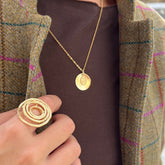 VIRGEN MILAGROSA UMA - collar personalizable medalla dorada 20mm