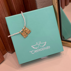 GOZO scapular - gold medal necklace 7x10mm