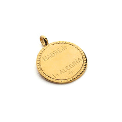 VIRGEN DE LA ALEGRÍA - medallón personalizable 25mm para el RAMO DE NOVIA