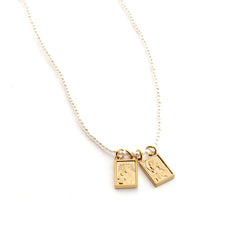 GOZO scapular - gold medal necklace 7x10mm