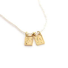 GOZO scapular - gold medal necklace 7x10mm