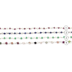 SALVIA - collar personalizable medalla de plata 18mm