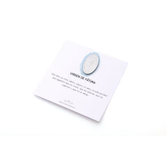 VIRGEN DE FATIMA - medalla adhesiva