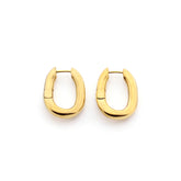 MARIONA - pendientes dorados 25mm