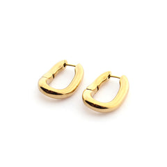 MARIONA - gold earrings 25mm