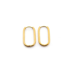 LUSI - pendientes dorados 12x20 mm
