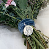 VIRGEN DE LA INMACULADA - medallón personalizable 35mm para el RAMO DE NOVIA