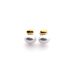 RENATA - 20mm pearl earrings