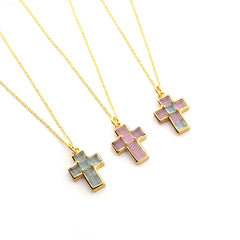 CRISOL - cross necklace 13x18mm
