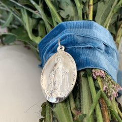 Virgen Milagrosa - medalla clásica 32x24mm