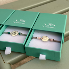 CIELITO A - customizable bracelet with 15mm silver medal