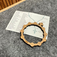 ROSARIO DE COCHE FAMILIAS- Madera