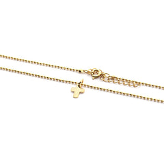 SUI - Gold cross necklace 10mm