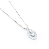 DETENTE - collar medalla plata