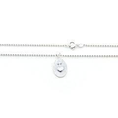 STOP - silver medal necklace