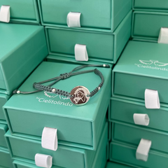 CIELITO D - customizable bracelet silver medal 15mm