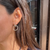 LOLA - pendientes plata 20mm