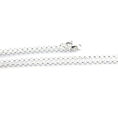 Silver chain necklace 50 or 60cm