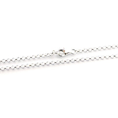 Silver chain necklace 50 or 60cm