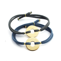 PAM DOR - pulsera personalizable donut dorado 20mm