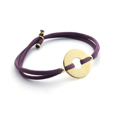 PAM DOR - pulsera personalizable donut dorado 20mm