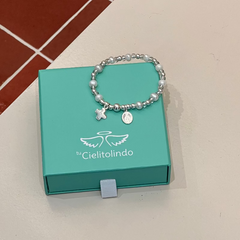 HOPE - silver rosary bracelet with pastel natural stones