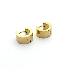 LUNA - gold earrings 14mm