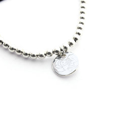 SAN JOSÉ DORMIDO - pulsera medalla plata 12mm