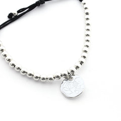 SAN JOSÉ DORMIDO - pulsera medalla plata 12mm